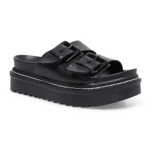 Madden Girl Dizzyy Lug Sole Platform Slide Sandals